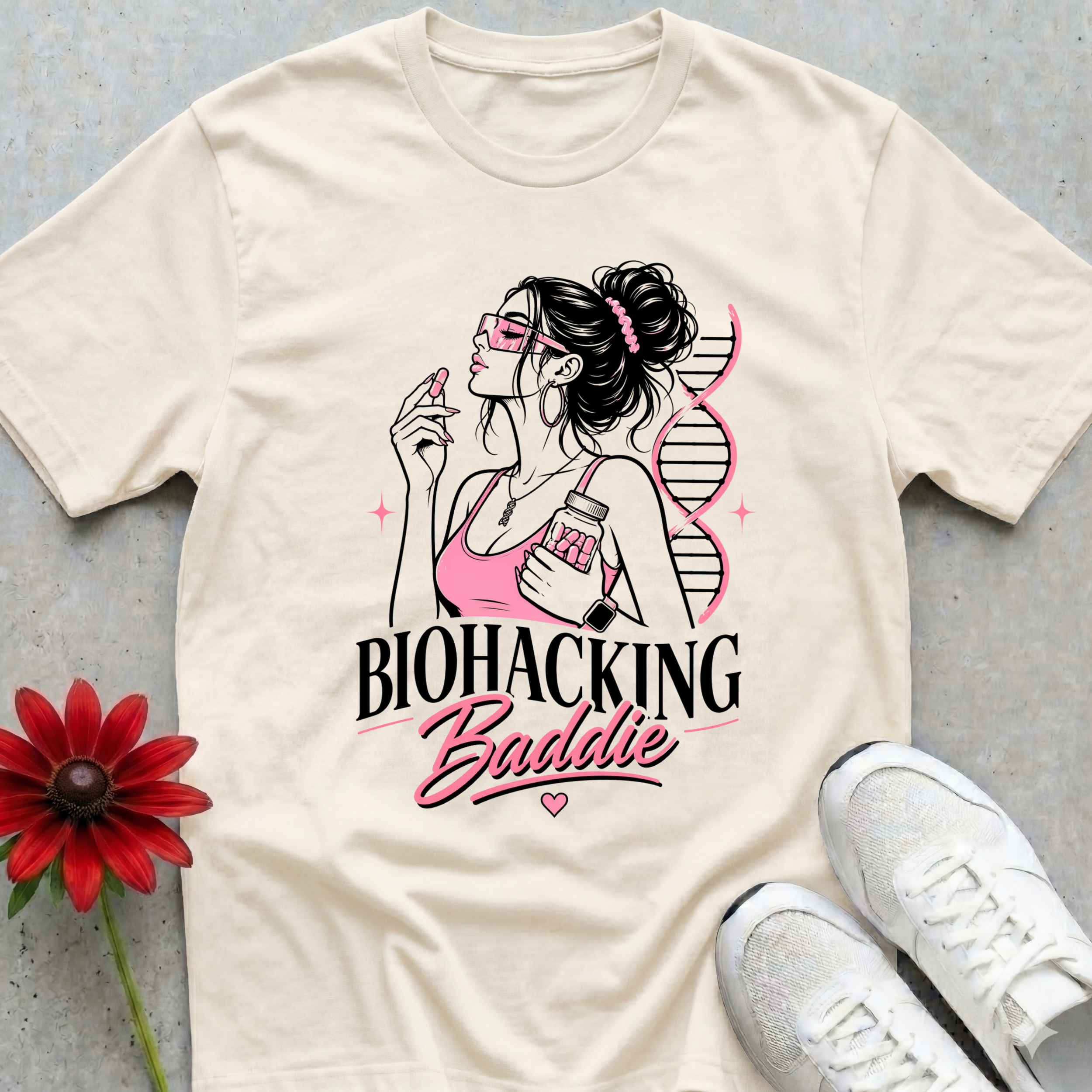 Biohacking Baddie T-shirt