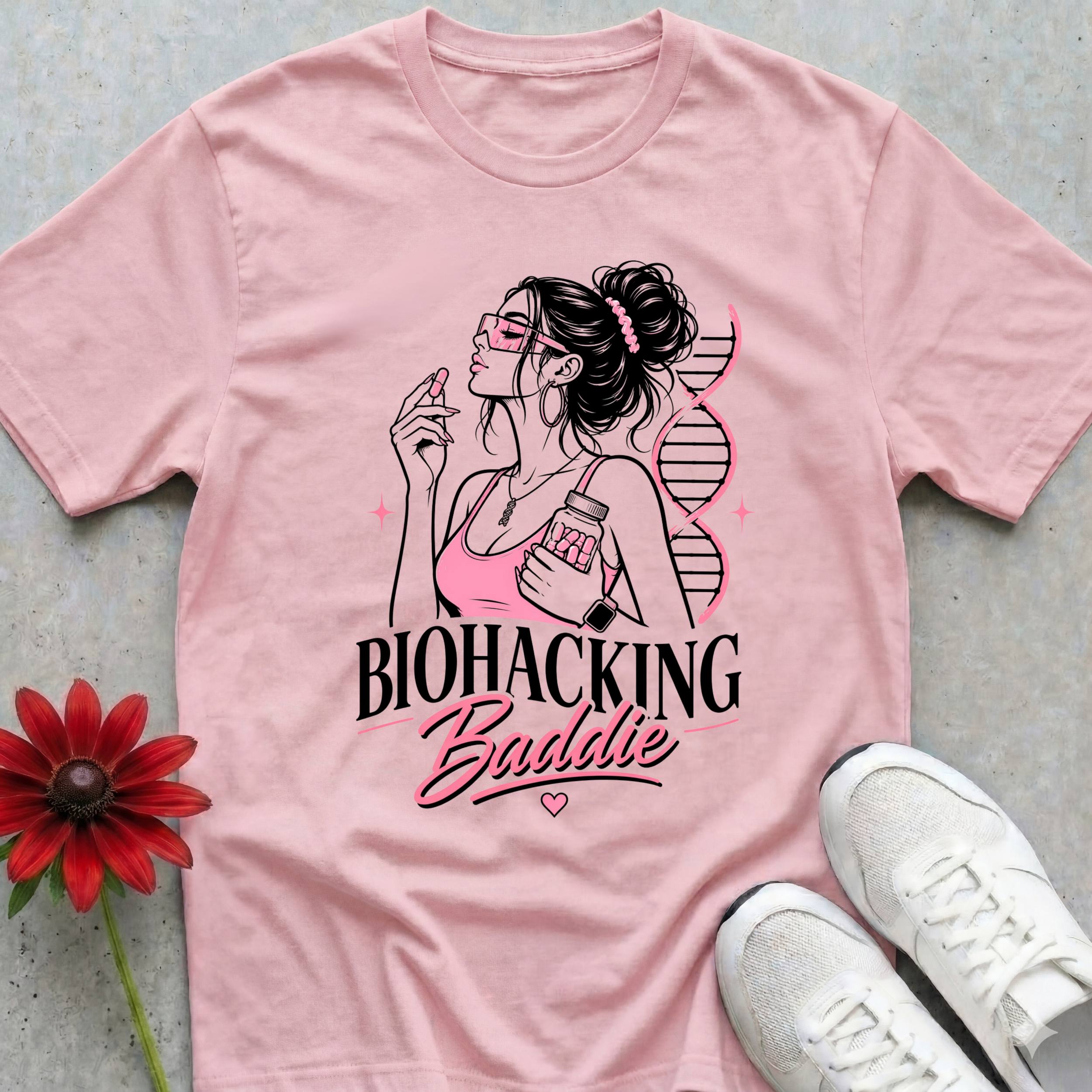 Biohacking Baddie T-shirt